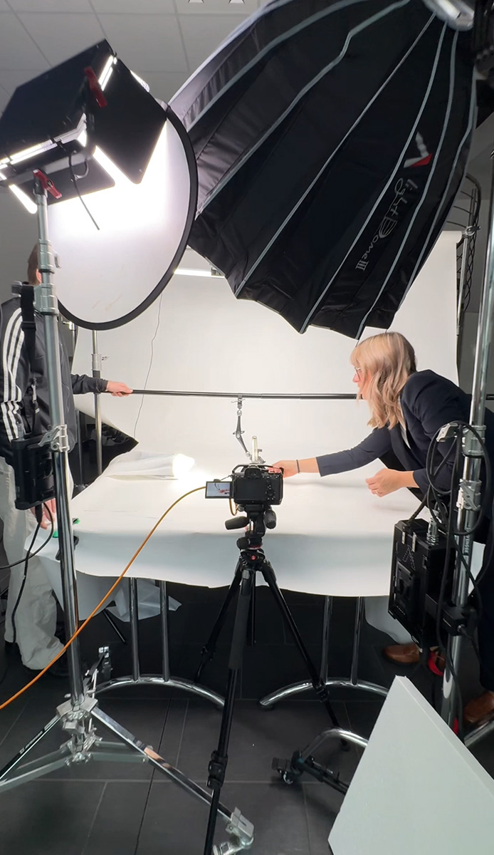Behind the Scenes – Vorbereitung am Set