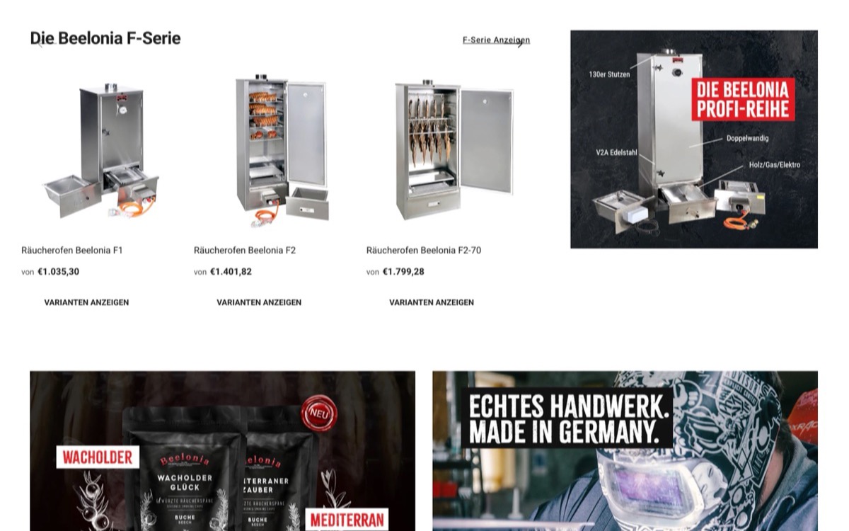 E-Commerce — Beelonia, Hof Krumkühler & Spargelhof Richter