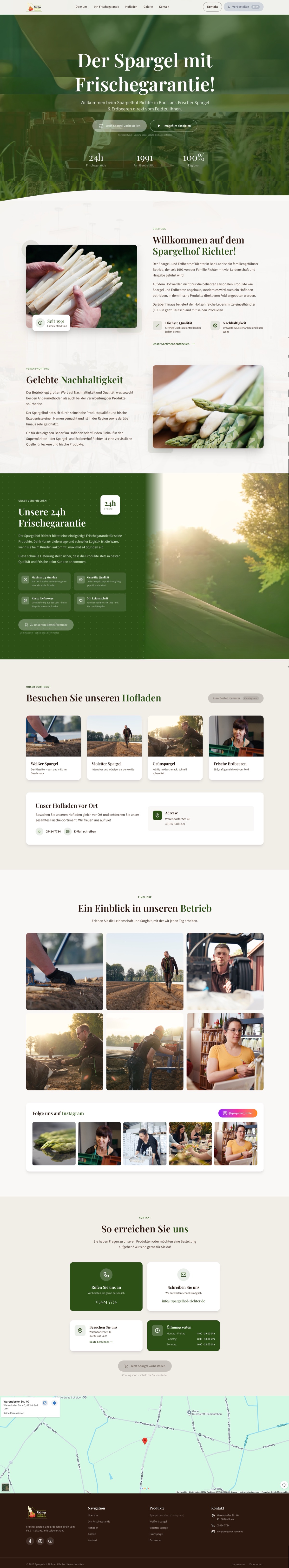 Spargelhof Richter Screenshot