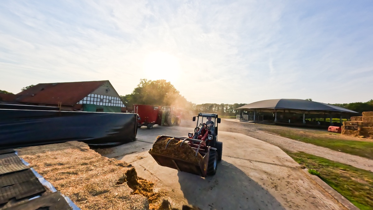 Hof Krumkühler aus der Luft